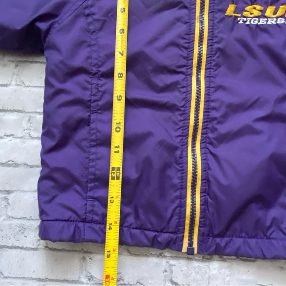 Vintage LSU Kids Purple Windbreaker Jacket - Picture 10 of 11